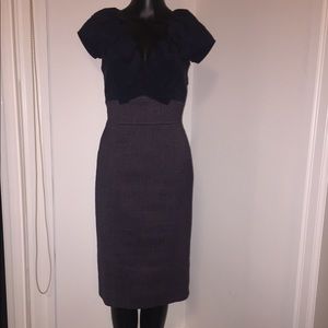 Ann Taylor wool bodycone dress